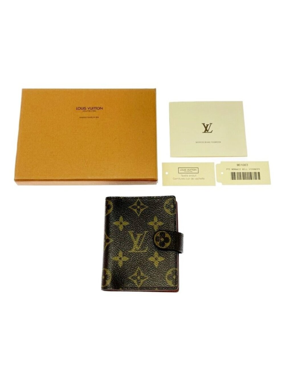 Louis Vuitton Monogram Agenda Mini Cover Brown